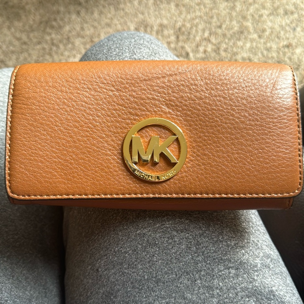 Michael Kors flap wallet